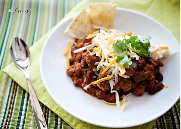 Nigellas chocolate chip chili from bakedbree.com